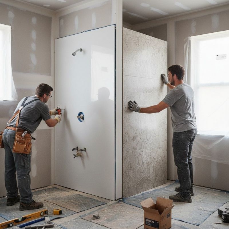 Local Bathroom Remodeling pros at work